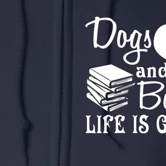 Books Are Good Cute Animal Tee VNeck Full Zip Hoodie