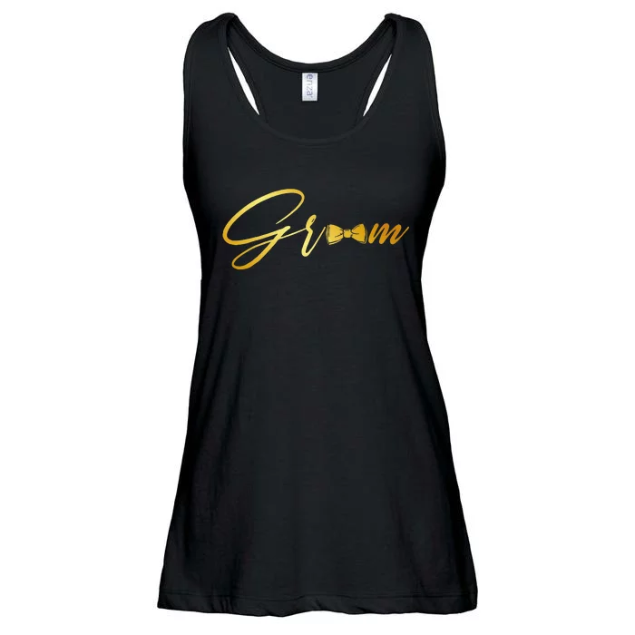 Bride And Groom Husband And Wife Matching Wedding Ladies Essential Flowy Tank