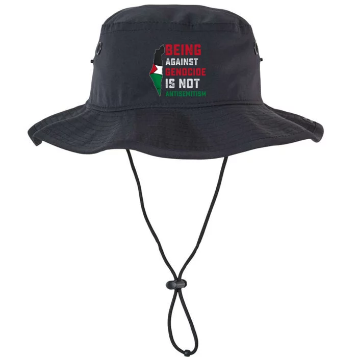 Being Against Genocide Is Not Antisemitism Support Palestine Legacy Cool Fit Booney Bucket Hat