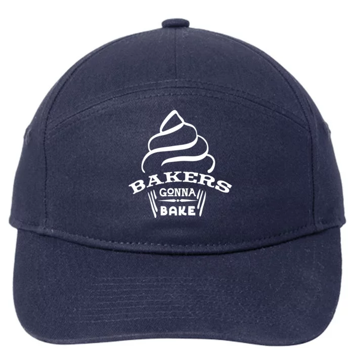 Bakers Are Gonna Bake Cute Gift 7-Panel Snapback Hat