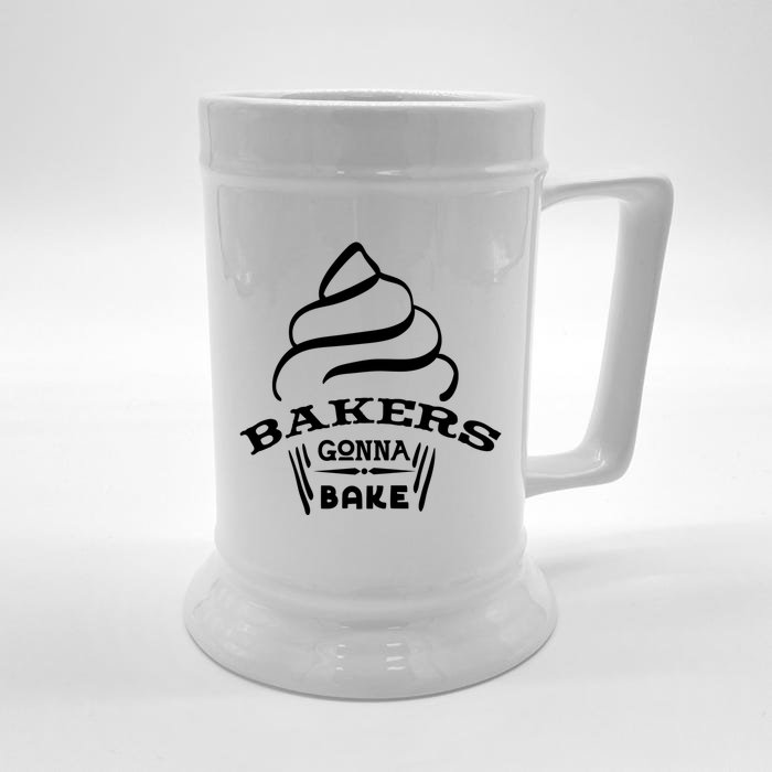 Bakers Are Gonna Bake Cute Gift Front & Back Beer Stein