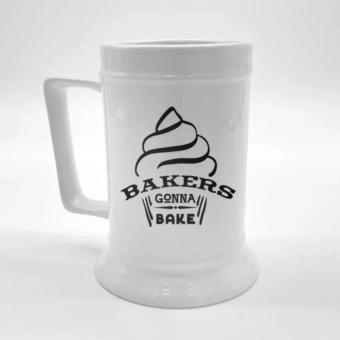 Bakers Are Gonna Bake Cute Gift Front & Back Beer Stein