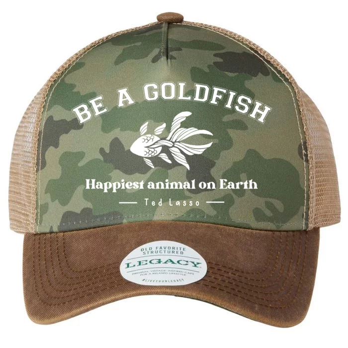 Be A Goldfish Funny Legacy Tie Dye Trucker Hat