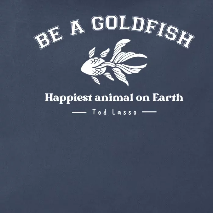 Be A Goldfish Funny Zip Tote Bag