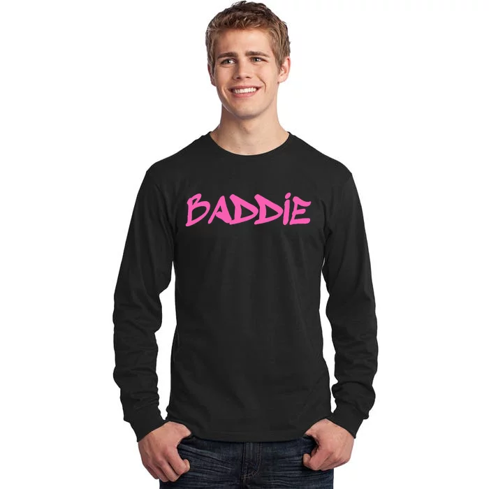 Baddie Aesthetic Graffiti Design Baddies Fandom Tall Long Sleeve T-Shirt