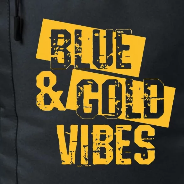 Blue And Gold Game Day Group For High School Football Daily Commute Backpack