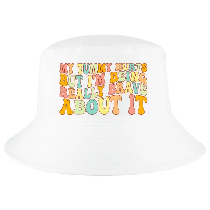 Brave and Groovy Conquering Tummy Troubles Cool Comfort Performance Bucket Hat