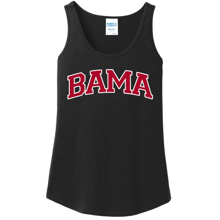 Bama Alabama Gifts Al State Graphic Ladies Essential Tank