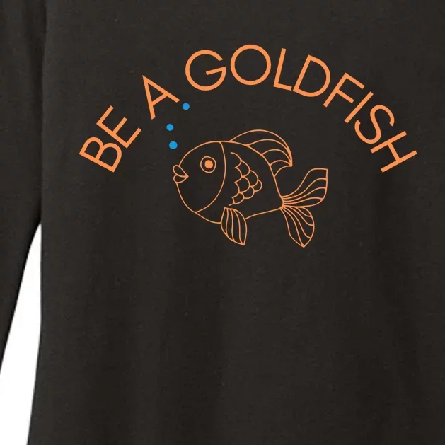 Be A Goldfish Womens CVC Long Sleeve Shirt