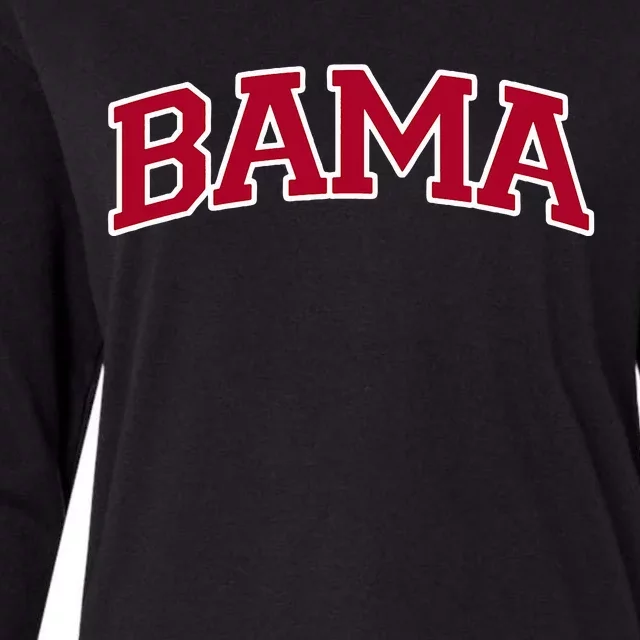 Bama Alabama Gifts AL State Womens Cotton Relaxed Long Sleeve T-Shirt