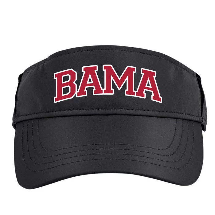 Bama Alabama Gifts Al State Graphic Adult Drive Performance Visor