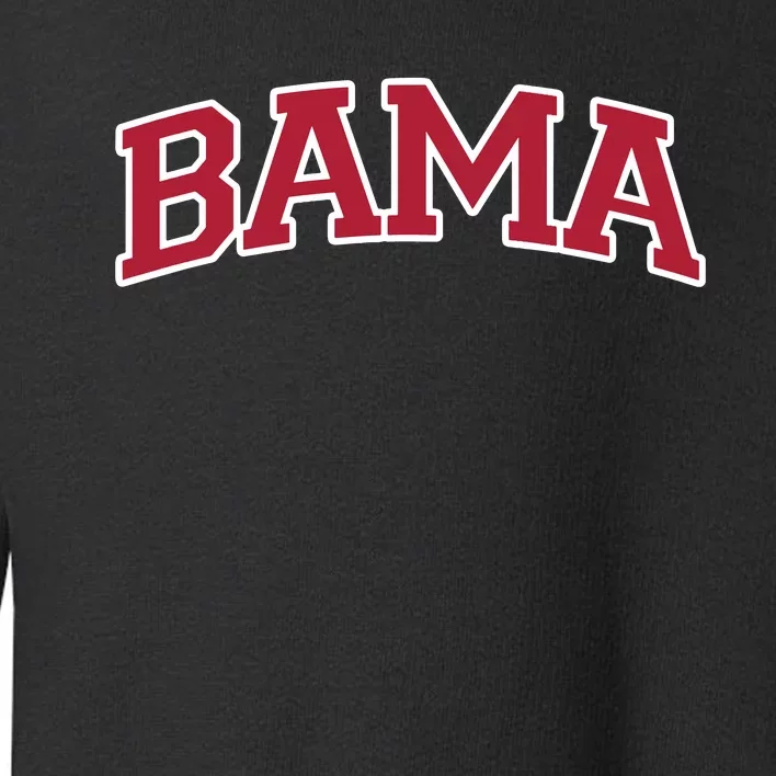 Bama Alabama Gifts Al State Graphic Toddler Sweatshirt