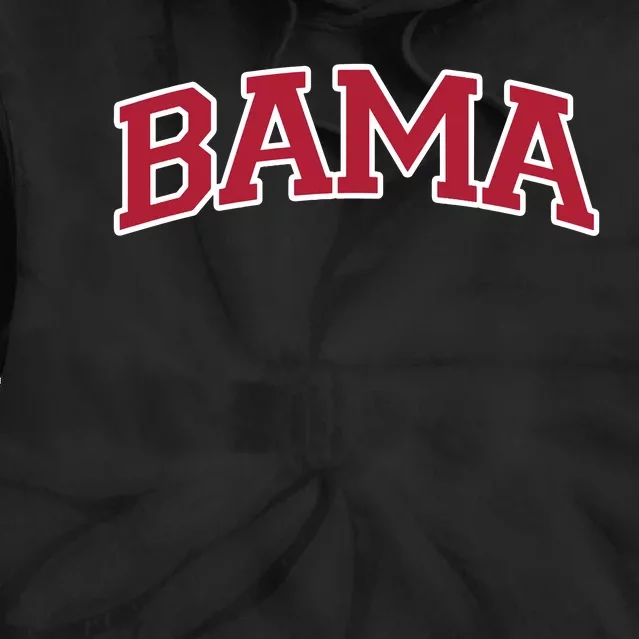 Bama Alabama Gifts Al State Graphic Tie Dye Hoodie