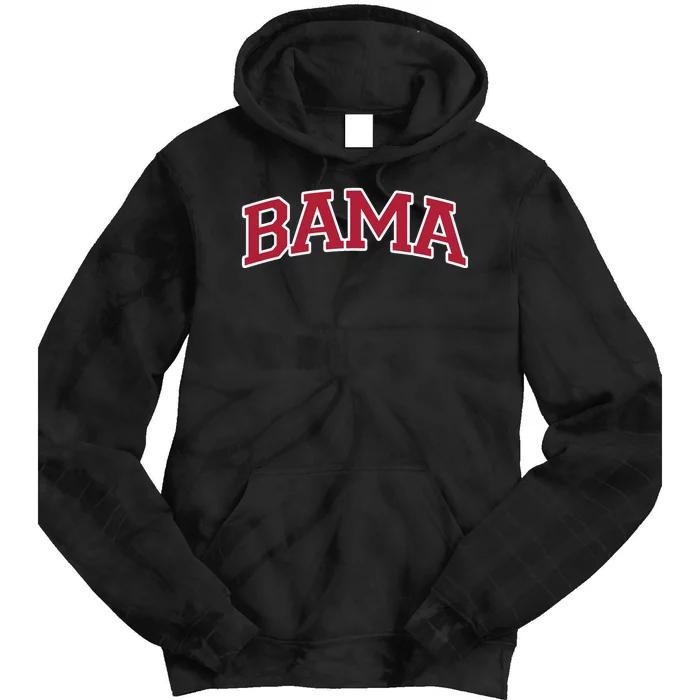 Bama Alabama Gifts Al State Graphic Tie Dye Hoodie