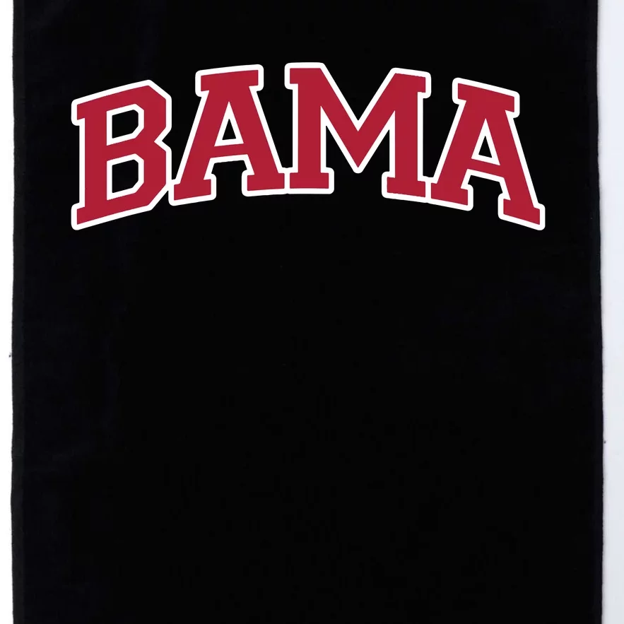 Bama Alabama Gifts Al State Graphic Platinum Collection Golf Towel