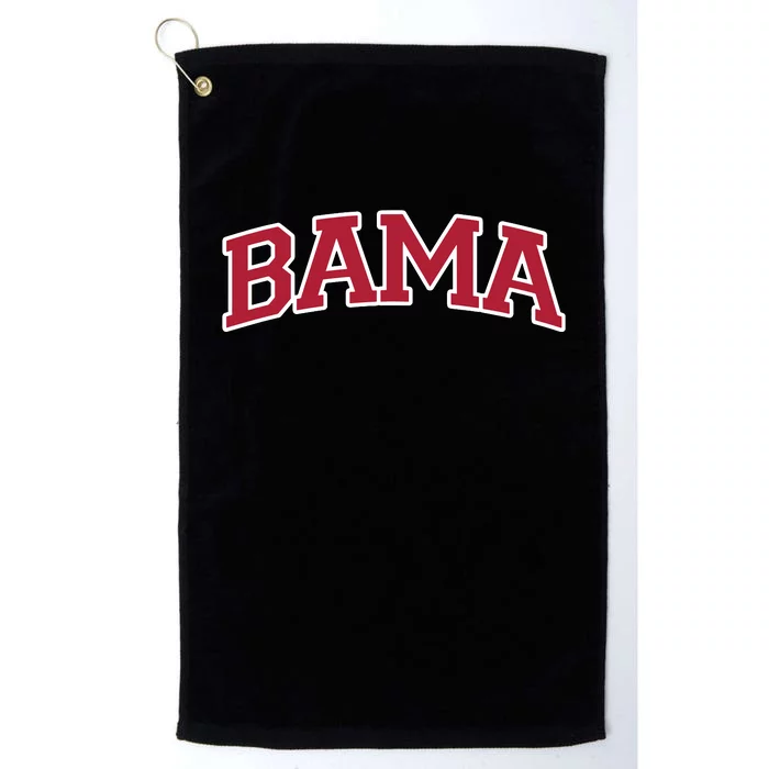 Bama Alabama Gifts Al State Graphic Platinum Collection Golf Towel