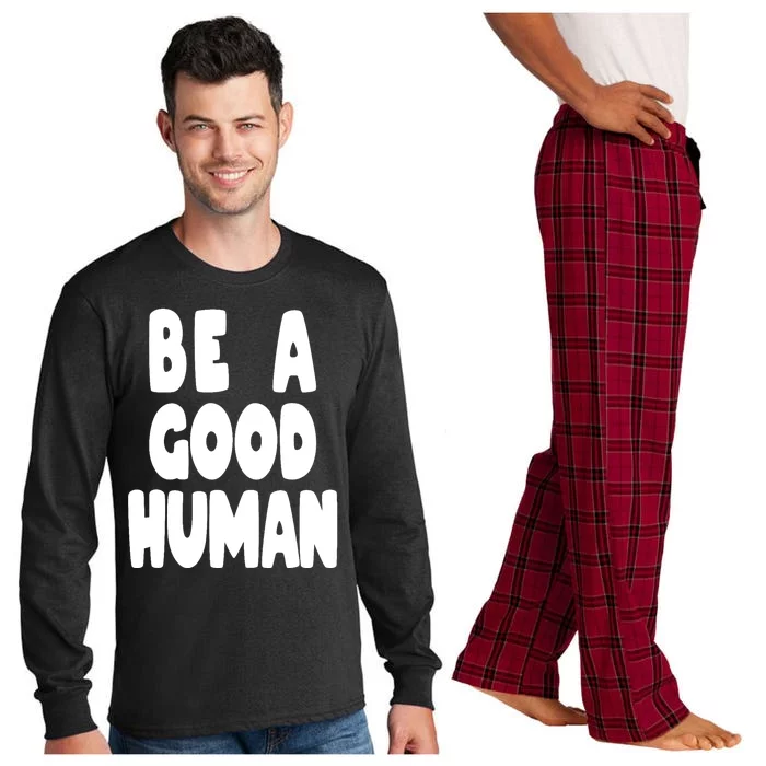 Be A Good Human Faith Long Sleeve Pajama Set