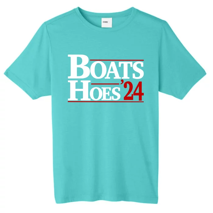 Boats And Hoes 2024 Election Funny ChromaSoft Performance T-Shirt