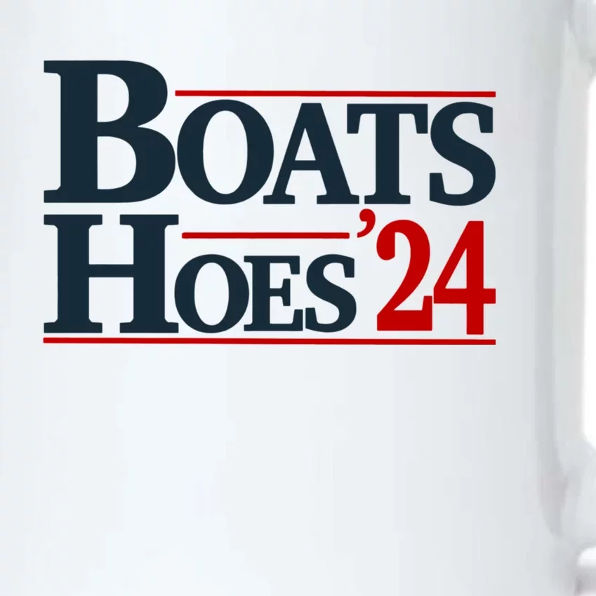 Boats And Hoes 2024 Election Funny Black Color Changing Mug