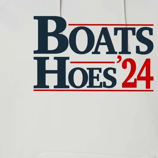 Boats And Hoes 2024 Election Funny Performance Fleece Hoodie