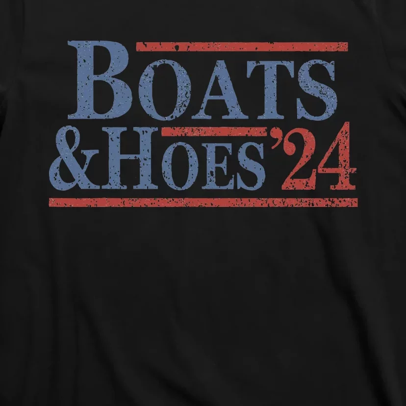 Boats And Hoes 2024 Election Funny Gifts T-Shirt