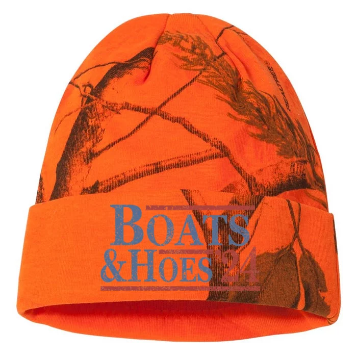 Boats And Hoes 2024 Election Funny Gifts Kati - 12in Camo Beanie