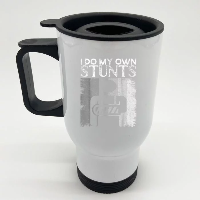 Broken Arm Hand Wrist Elbow Injury Get Well Soon Gift Front & Back Stainless Steel Travel Mug