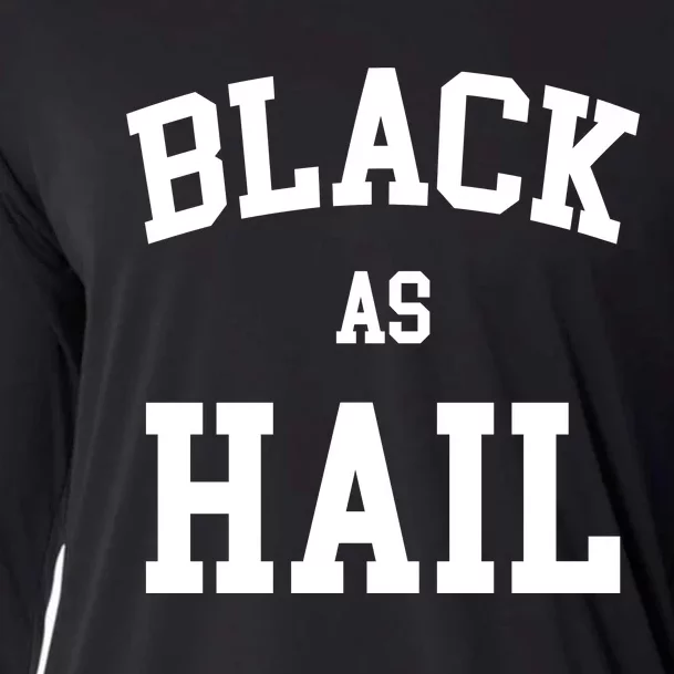 Black As Hail Pride Logo Cooling Performance Long Sleeve Crew