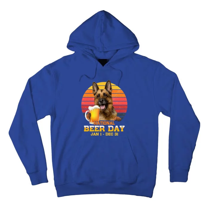 Beer And Hang With My Ger Shepherd Dog Lover Gift Tall Hoodie