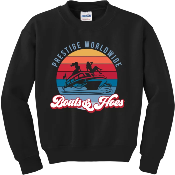 Boats And Hoes Shirt Step Brothers Kids Sweatshirt