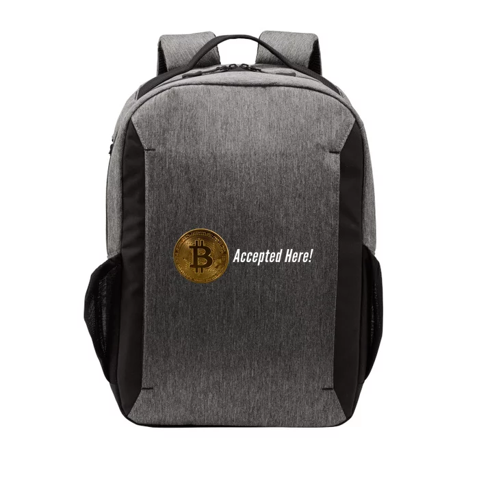 Bitcoin Accepted Here, Bitcoin To The Moon, HODL Bitcoin Crypto Vector Backpack