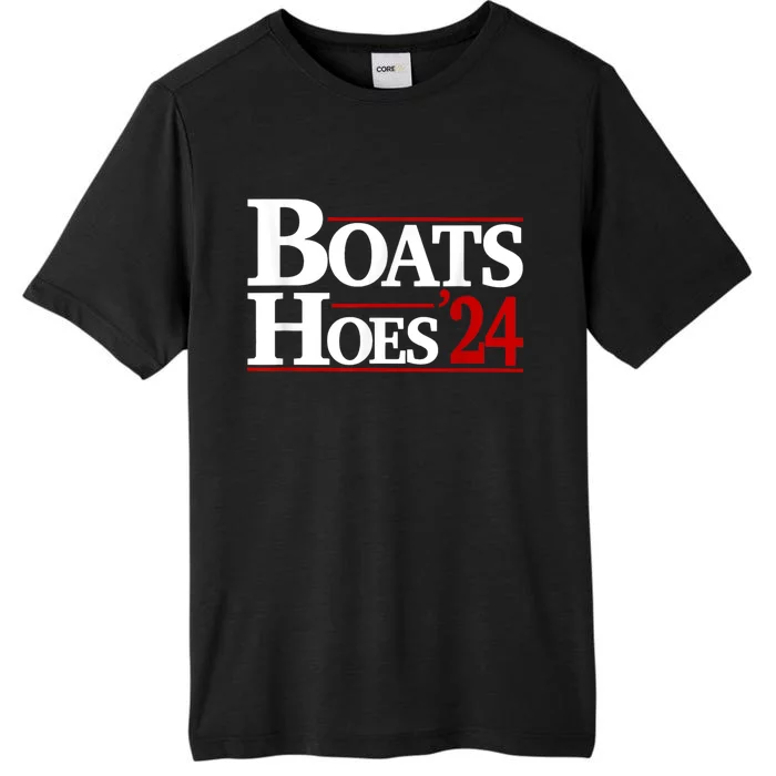 Boats And Hoes 2024 Election Funny ChromaSoft Performance T-Shirt