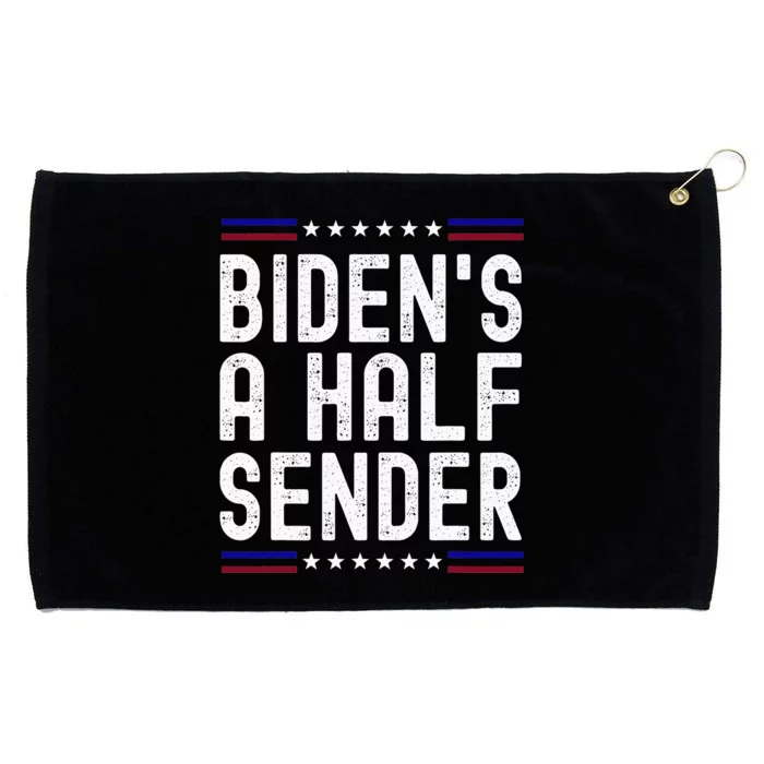 Biden’s A Half Sender Send funny saying Grommeted Golf Towel