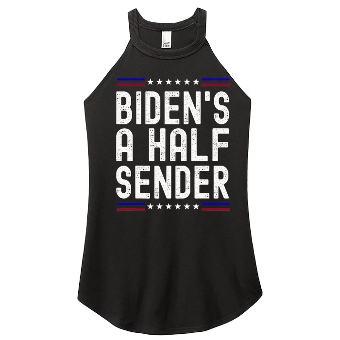 Biden’s A Half Sender Send funny saying Women’s Perfect Tri Rocker Tank