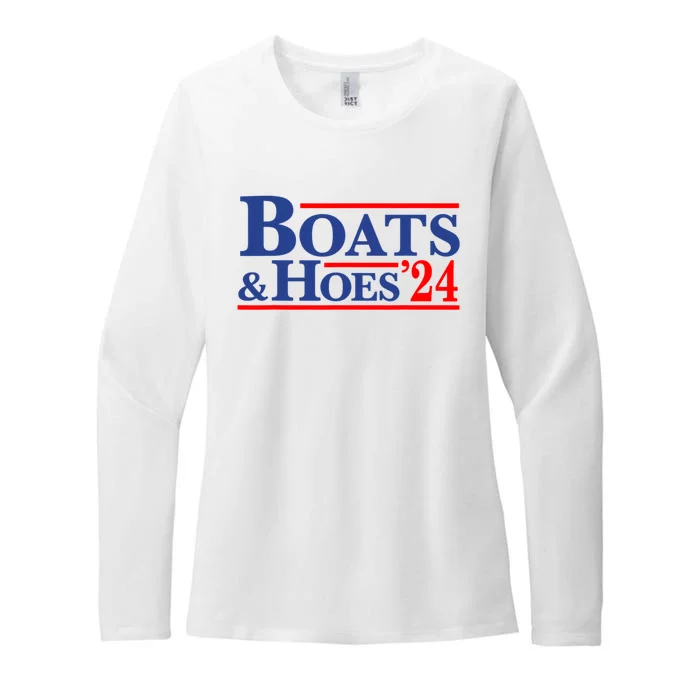 Boats And Hoes 2024 Womens CVC Long Sleeve Shirt