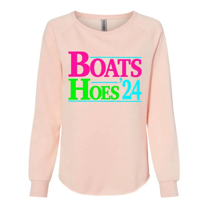 Boats And Hoes 2024 Womens California Wash Sweatshirt