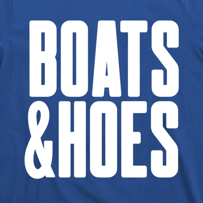 Boats And Hoes Ship Captain Summer Beach Canoe Raft Kayak Gift T-Shirt