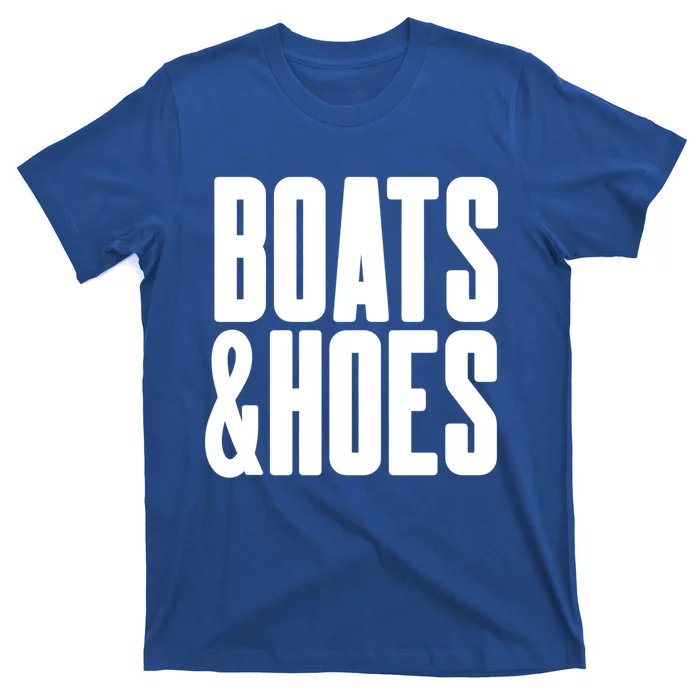 Boats And Hoes Ship Captain Summer Beach Canoe Raft Kayak Gift T-Shirt