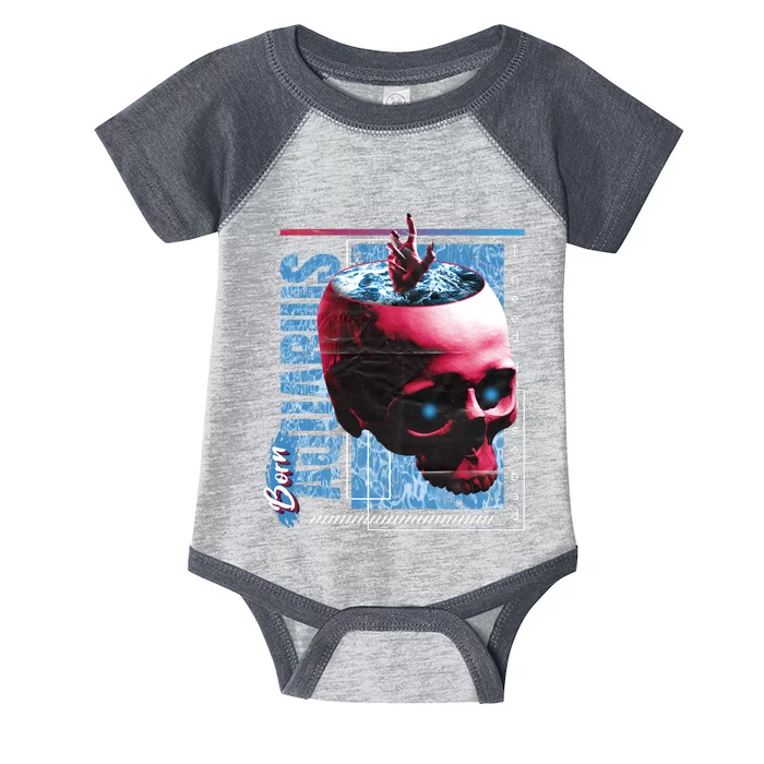 Born Aquarius Horoscope Infant Baby Jersey Bodysuit