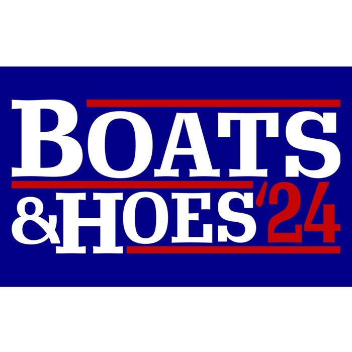 Boats And Hoes 2024 Election Funny Bumper Sticker