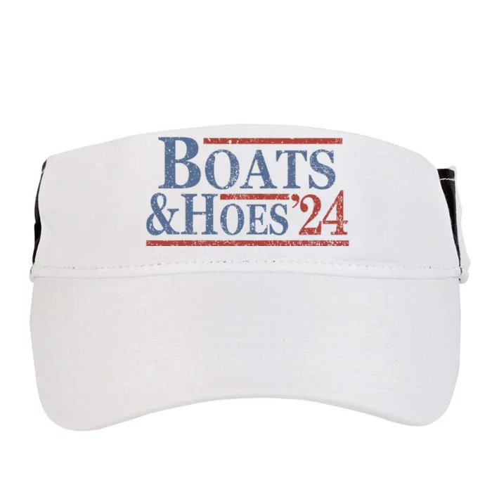 Boats And Hoes 2024 Election Funny Adult Drive Performance Visor