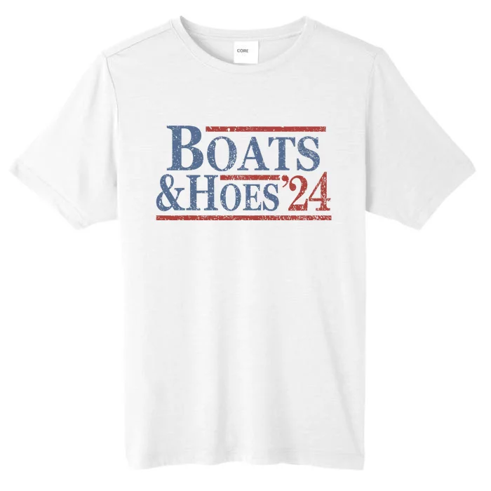 Boats And Hoes 2024 Election Funny ChromaSoft Performance T-Shirt