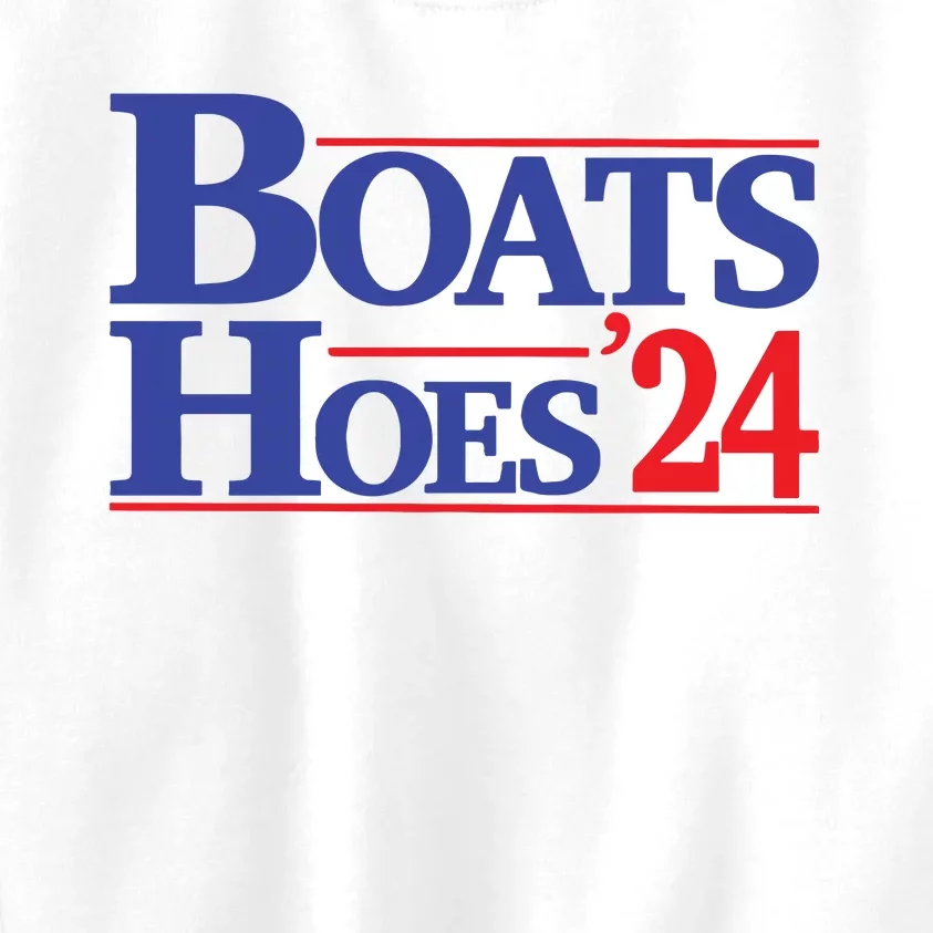 Boats And Hoes 2024 Election Day Kids Sweatshirt