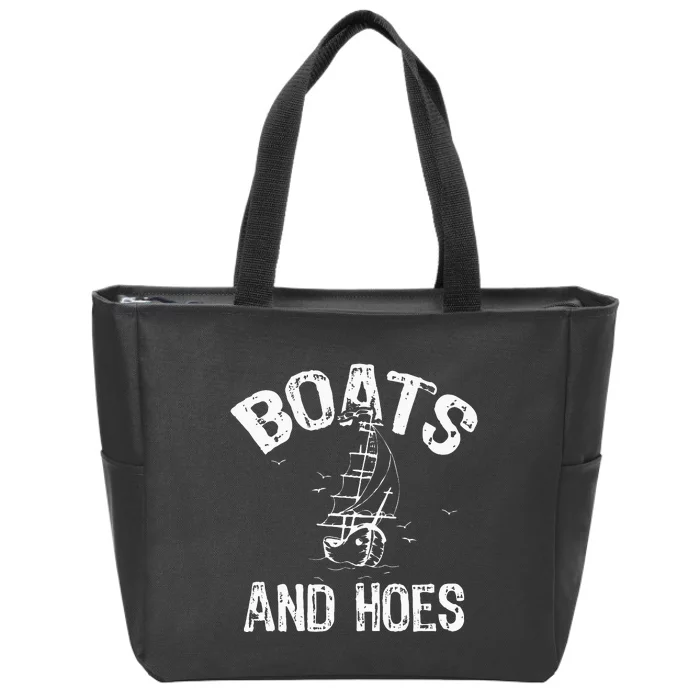 Boats And Hoes Zip Tote Bag