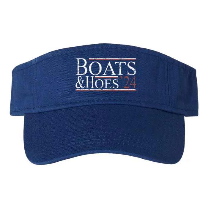 Boats And Hoes 2024 Political Election Valucap Bio-Washed Visor