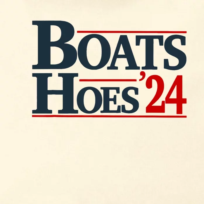 Boats And Hoes 2024 Election Funny Zip Tote Bag