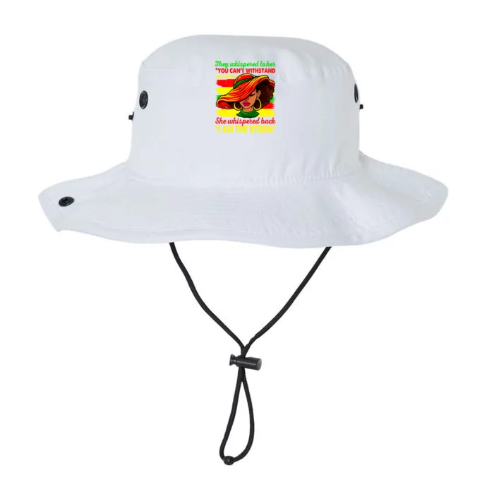 Black African History Month I Am The Storm Juneteenth Queen Cute Gift Legacy Cool Fit Booney Bucket Hat