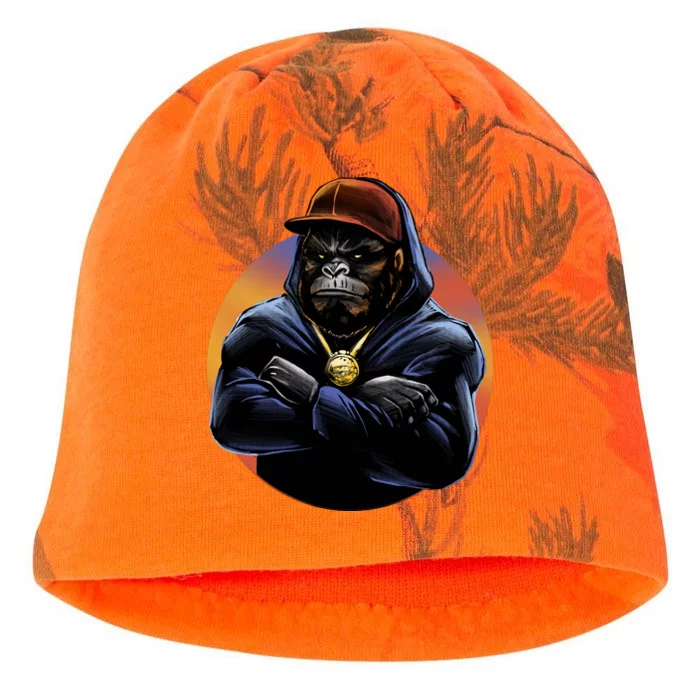 Bad Ass Hip Hop Monkey Kati - Camo Knit Beanie