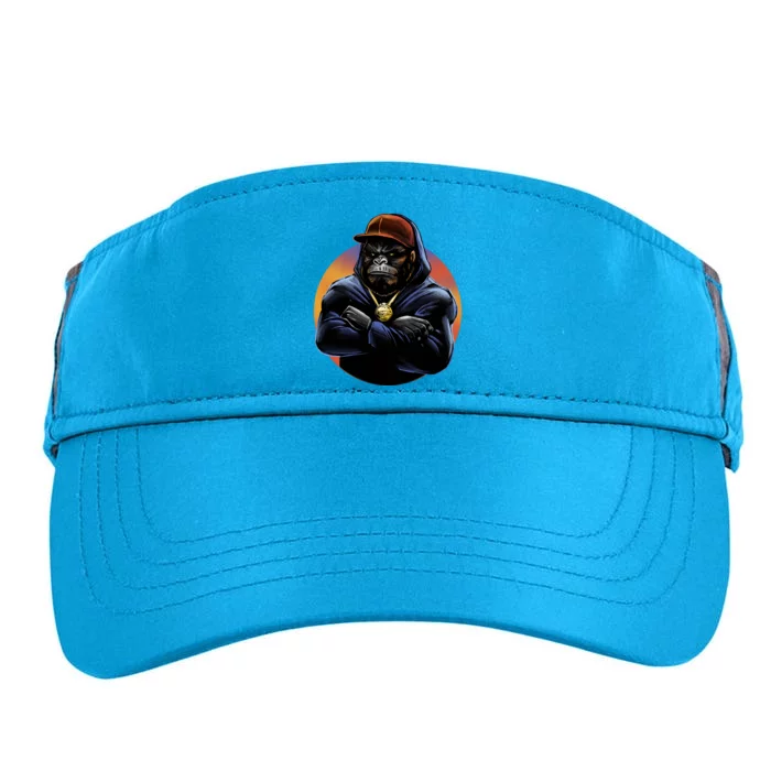 Bad Ass Hip Hop Monkey Adult Drive Performance Visor