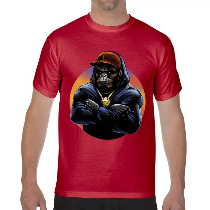 Bad Ass Hip Hop Monkey Comfort Colors T-Shirt